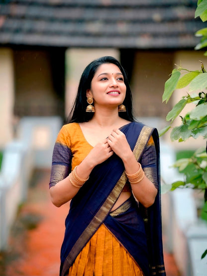 Dola Chex Lehenga with Zari Weaving Work & Georgette Dupatta