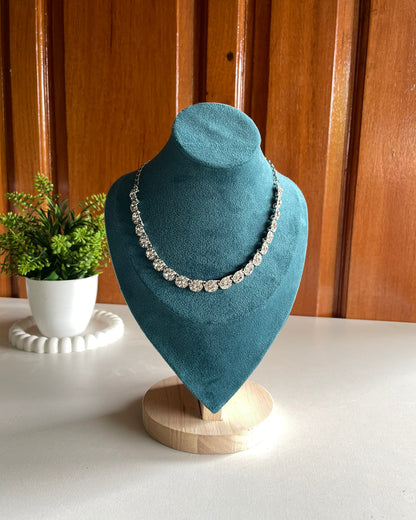 Diya Krishna Inspired Austrian Diamond Necklace Set
